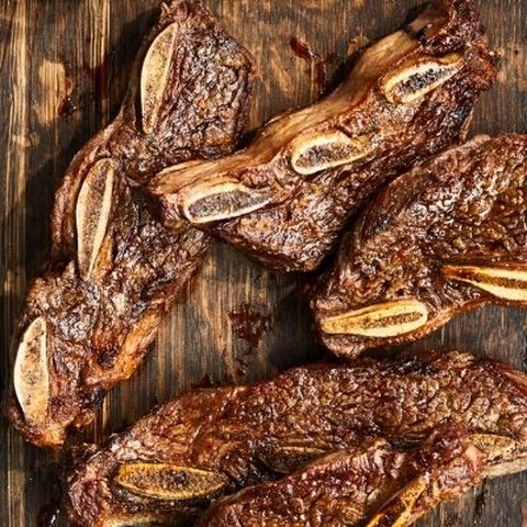 Asado de Tira Angus Banderita Santa Brasa 1kg.