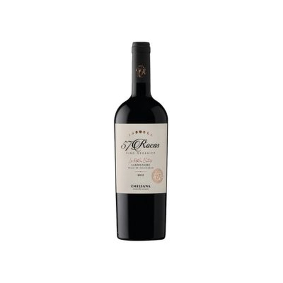 Vino 57 Rocas Carmenere Emiliana 750ml.