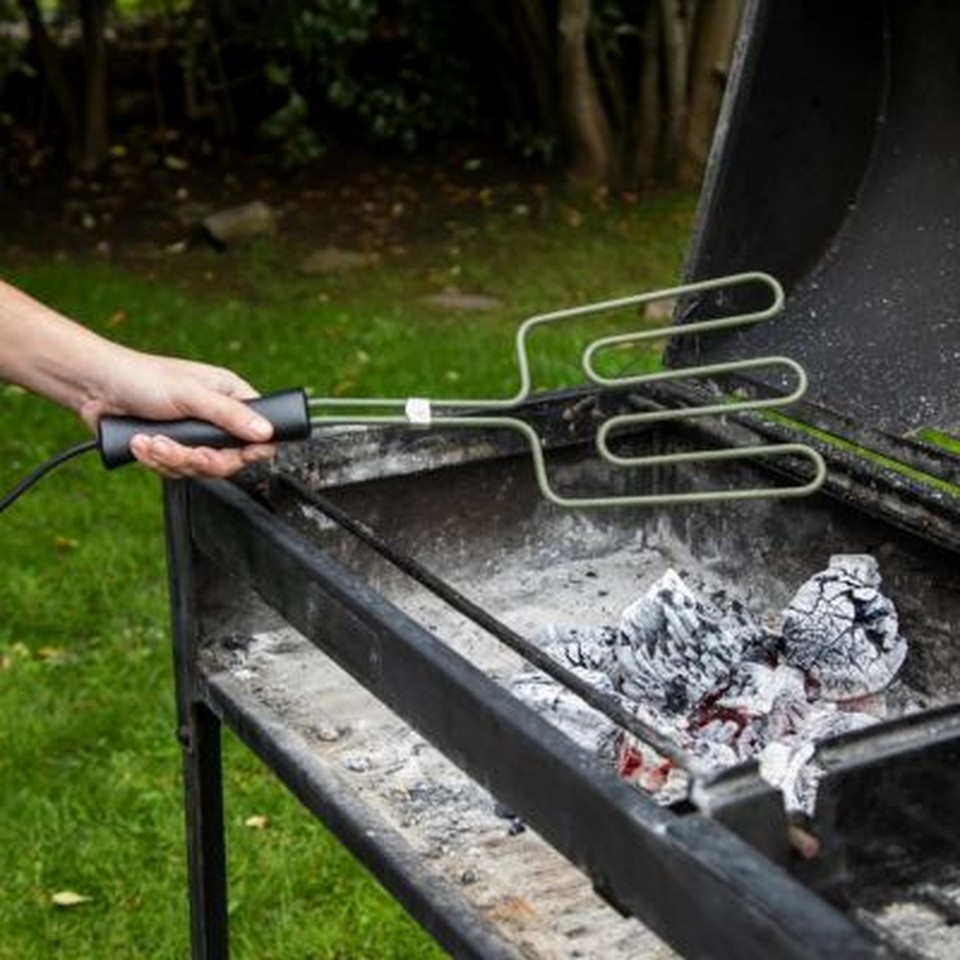 Encendedor Eléctrico de Carbón Black Hand