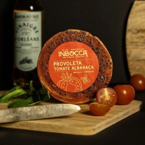 Queso Provoleta Tomate Albahaca Inbocca 110g.