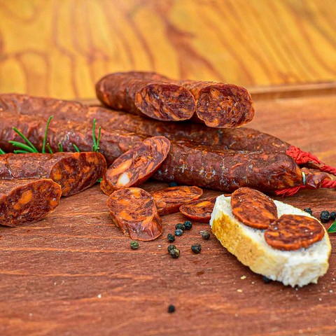 Chorizo Picante Charcutería Ibérica 220g.
