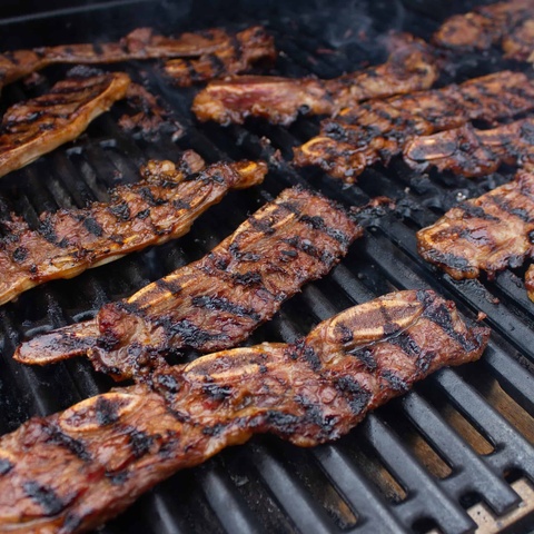 Asado De Tira Americano Banderita Santa Brasa Carnes Premium De Vacuno