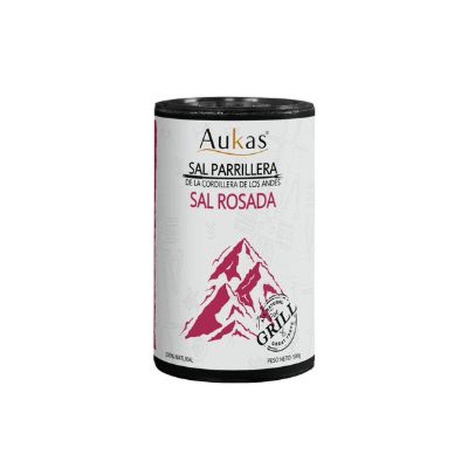 Sal Parrillera Rosada Aukas 500g.