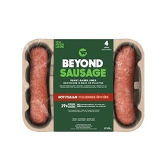 Beyond Sausage Hot Italian (Longaniza Vegetal) Beyond Meat 400g.