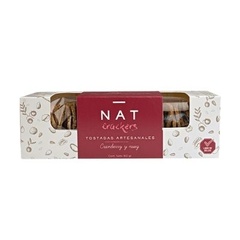 Galletas Cranberry y Nuez Nat Crackers 160g.