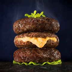 Hamburguesas con Queso Cheddar Hungry Peter 1kg.