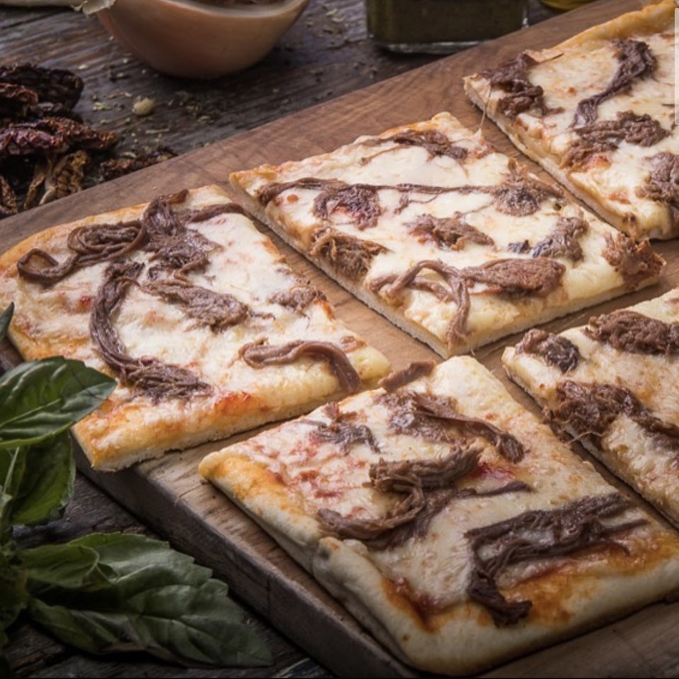 Pizza Mechada Sant Ambrogio 450g.